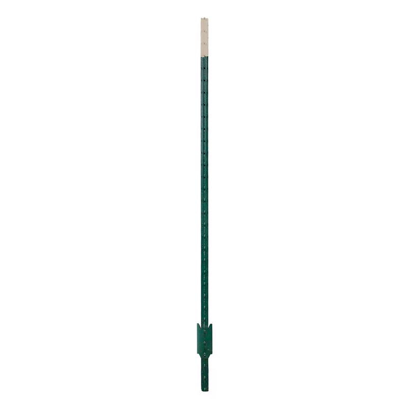 STUDDED T-POST GREEN 7'