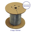 Ironridge 1320 ft. L Galvanized Steel Electric Wire Silver