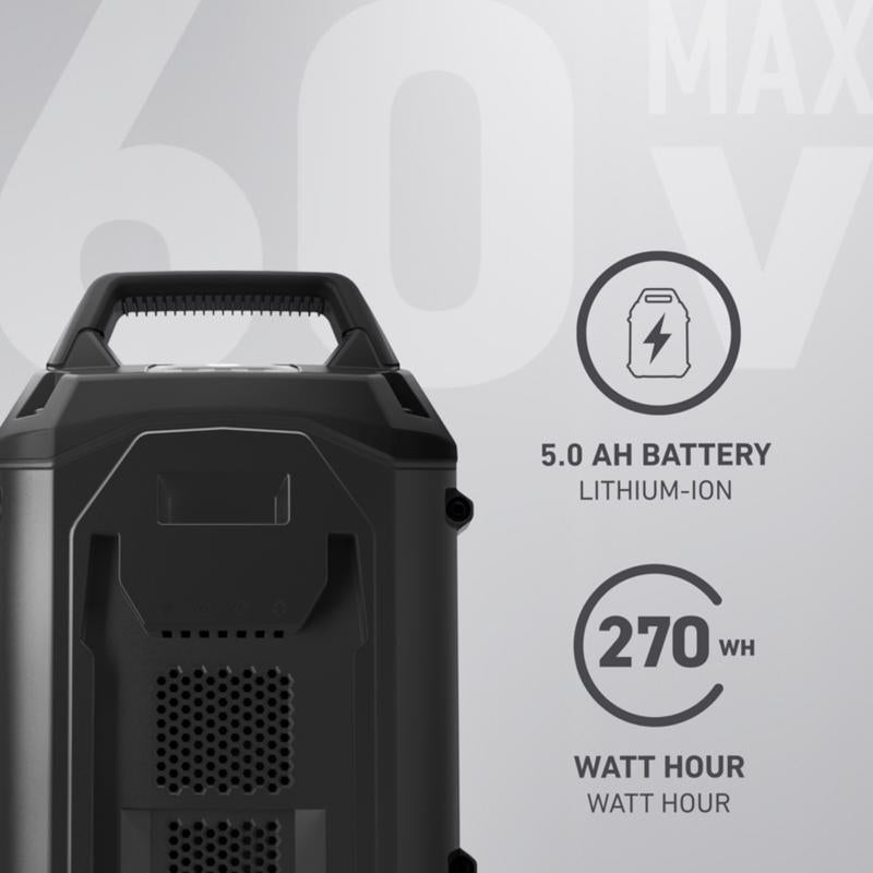 Toro 60V MAX 88650 5 Ah Lithium-Ion Battery 1 pc