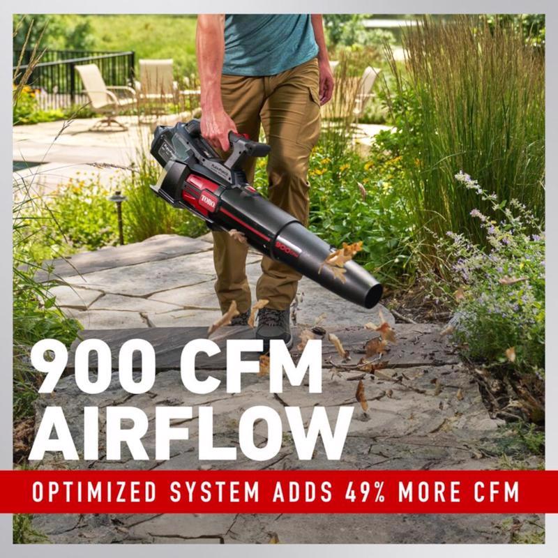 Toro 51827 165 mph 900 CFM 60 V Battery Handheld Leaf Blower Kit (Battery & Charger)