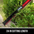 SKIL PWR CORE 40 HT2400C-11 24 in. 40 V Battery Hedge Trimmer Kit (Battery & Charger)