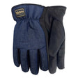 Watson Gloves Dryhide S Goatskin Leather Range Rider Black/Blue Gloves