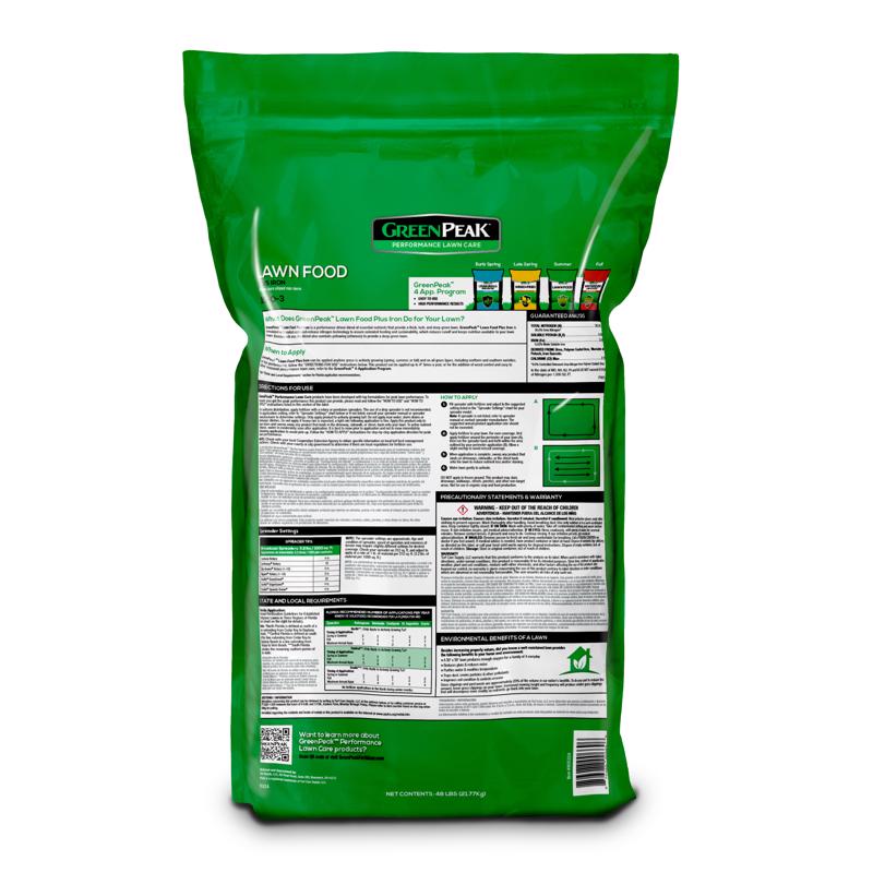 GreenPeak All-Purpose Lawn Food For All Grasses 15000 sq ft