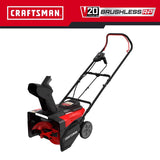 Craftsman V20 CM32AB2B1CB93 18 in. Single stage 20 V Battery Snow Thrower Kit (Battery & Charger)