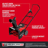 Craftsman V20 CM32AB2B1CB93 18 in. Single stage 20 V Battery Snow Thrower Kit (Battery & Charger)