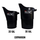 Catchy Can 20 gal Black Plastic Trash Can