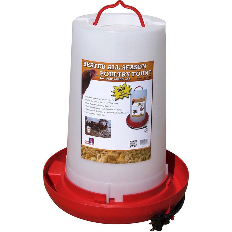 Farm Innovators 3 gal Fount For Poultry