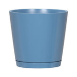 L&G Solutions 5.7 in. H X 6 in. W X 6 in. D X 6 in. D Resin Planter Blue