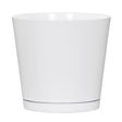 L&G Solutions 5.7 in. H X 6 in. W X 6 in. D X 6 in. D Resin Planter White