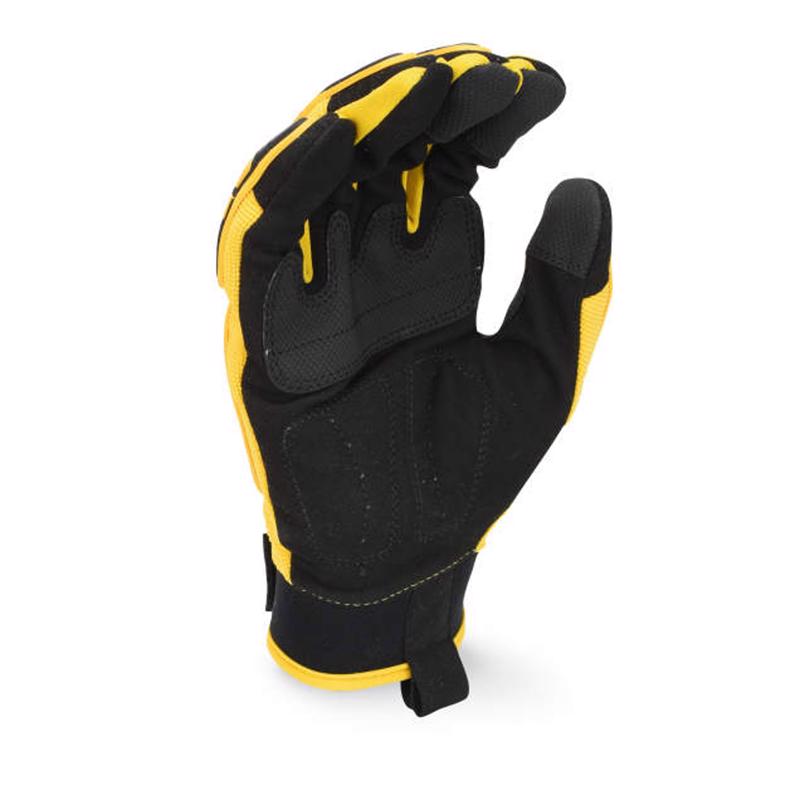 DEWALT Unisex Indoor/Outdoor Mechanic Mechanic's Glove Black/Yellow L 1 pair