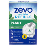 Zevo Indoor Plant Trap Refill 3 pk