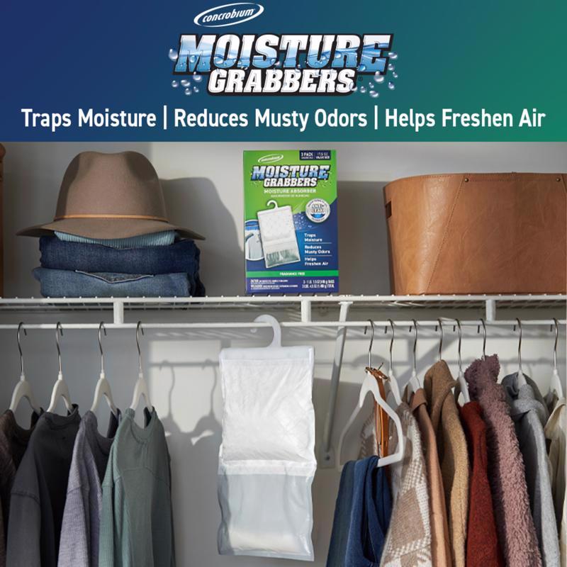 Concrobium Moisture Grabbers Hanging Moisture Absorber 17.5 oz