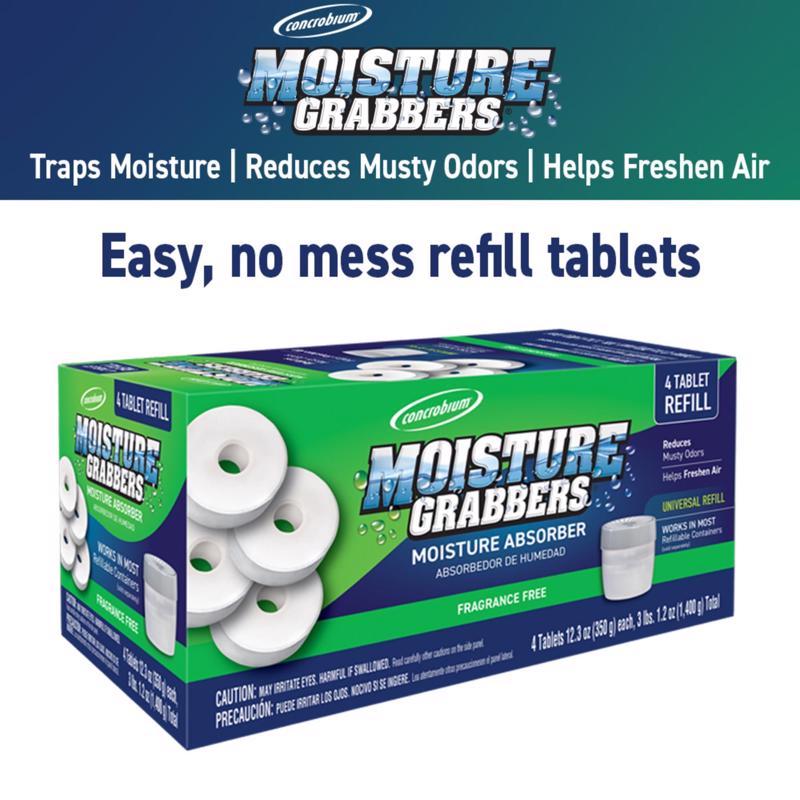 Concrobium Moisture Grabbers Refill Moisture Absorber 12.3 oz