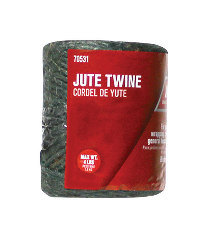 TWINE JUTE GRN 208' 3PLY