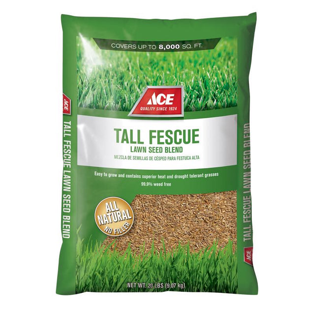 Ace Tall Fescue Grass Sun or Shade Grass Seed 20 lb