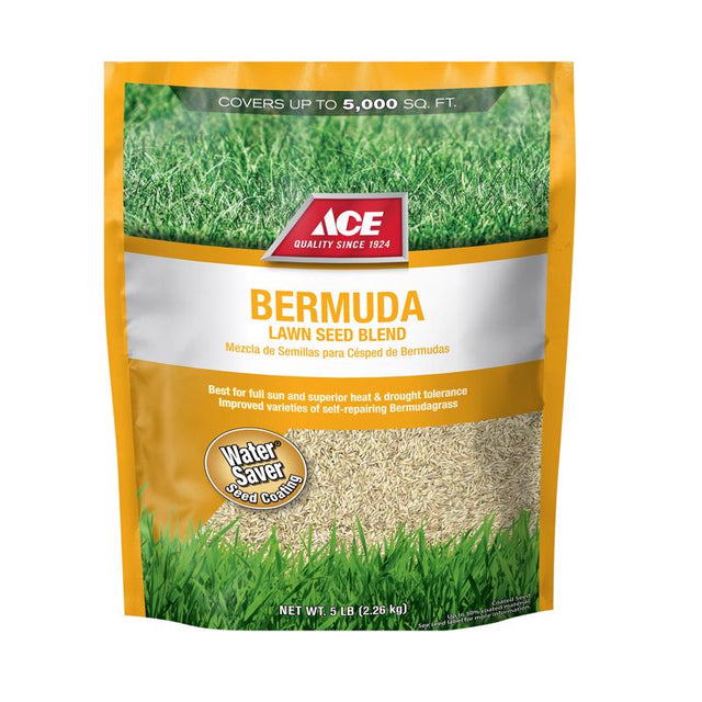 Ace Bermuda Grass Full Sun Grass Seed 5 lb