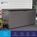 Suncast 58 in. W X 29 in. D Charcoal Plastic Deck Box 170 gal