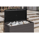 Suncast 58 in. W X 29 in. D Charcoal Plastic Deck Box 170 gal