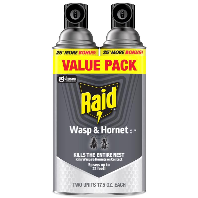 Raid Wasp and Hornet Killer Aerosol 17.5 oz