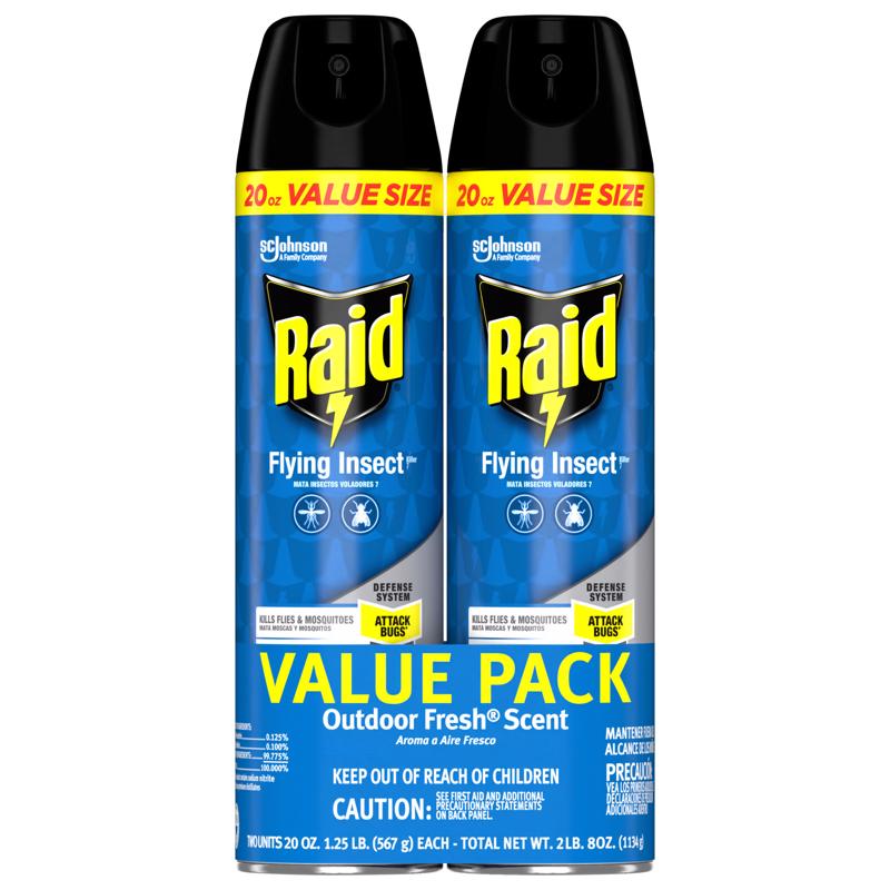 Raid Flying Insect Raid Flying Insect Killer Aerosol 20 oz – Factory Hardware Store