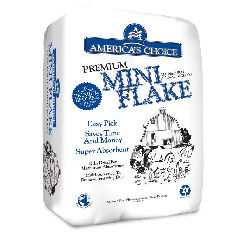 America's Choice Mini Flake 4 ft Wood Animal Bedding