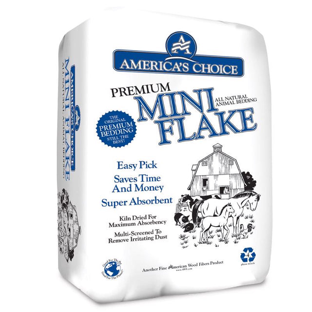 America's Choice Mini Flake 4 ft Wood Animal Bedding