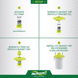 RESCUE! Bucket Top Fly Trap