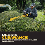 DeWalt XR DCHT826P1 24 in. 20 V Battery Hedge Trimmer Kit (Battery & Charger)