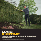 DeWalt XR DCHT826P1 24 in. 20 V Battery Hedge Trimmer Kit (Battery & Charger)