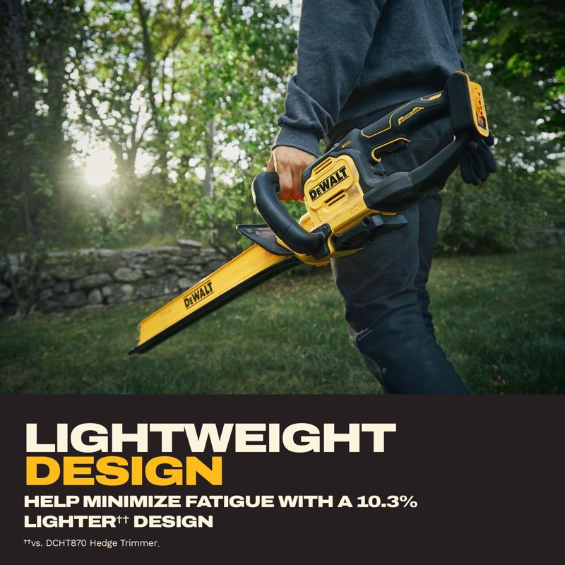 DeWalt XR DCHT826P1 24 in. 20 V Battery Hedge Trimmer Kit (Battery & Charger)