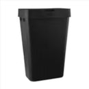 Rubbermaid 12.2 gal Black Resin Trash Can