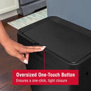 Rubbermaid 12.2 gal Black Resin Trash Can