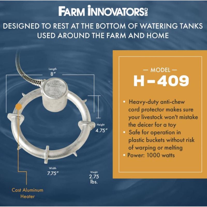 Farm Innovators Sinking Tank De-Icer