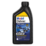 Mobil Delvac 1300 Super 15W-40 Diesel Semi-Synthetic Engine Oil 1 qt