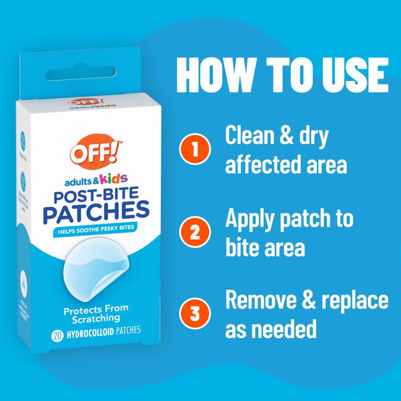 OFF Post Bug Bite Relief Patch 20 each