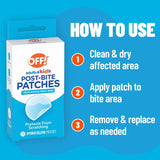 OFF Post Bug Bite Relief Patch 20 each