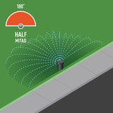 Orbit 4 in. H Half-Circle Pop-Up Sprinkler