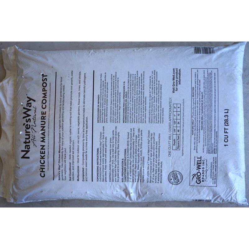 Natures Way Chicken Manure 1 cu ft 28.3 L