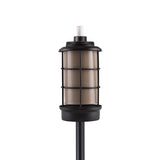 TIKI Black Metal 66 in. Outdoor Torch 1 pc