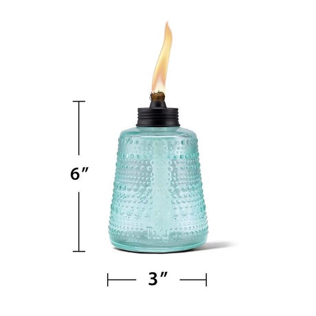 TIKI Assorted Glass 6 in. Tabletop Torch 1 pc