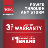 Toro 24 in. 252 cc Two stage Gas Snow Blower