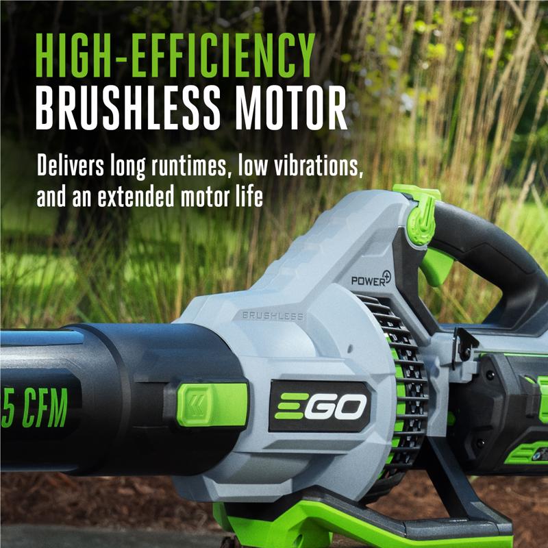 EGO Power+ LB7654 200 mph 765 CFM 56 V Battery Handheld Leaf Blower Kit w/ 2 Batteries & Charger