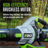 EGO Power+ LB7654 200 mph 765 CFM 56 V Battery Handheld Leaf Blower Kit w/ 2 Batteries & Charger