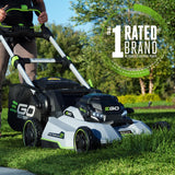 EGO Power+ 800 Series 21 in. Self-Propelled Lawn Mower Kit & String Trimmer w/ 4 Batteries & Charger