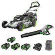 EGO Power+ 800 Series  21 in. Self-Propelled Lawn Mower Kit  & Leaf Blower w/ 4 Batteries & Charger