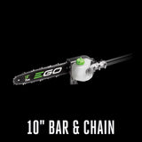 EGO Power+ Multi-Head Carbon Fiber MST1603 16 in. 56 V Battery Trimmer Kit w/ Pole Saw Attachment