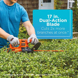 Black+Decker 17 in. Electric Hedge Trimmer Tool Only