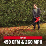 Craftsman 260 mph 450 CFM Electric Handheld Blower/Mulcher/Vac
