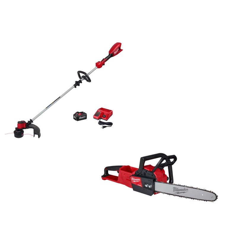 M18 Brushless String Trimmer w M18 FUEL Chainsaw Kits