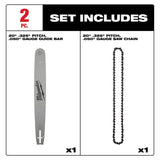 Milwaukee 20 in. Bar and Chain Combo 78 links